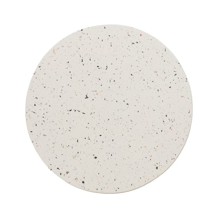 Mesita Blanco Fibra De Magnesio 37 X 37 X 46 Cm