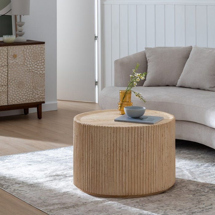 Magnesium Beige Coffee Table 67 X 67 X 46 Cm
