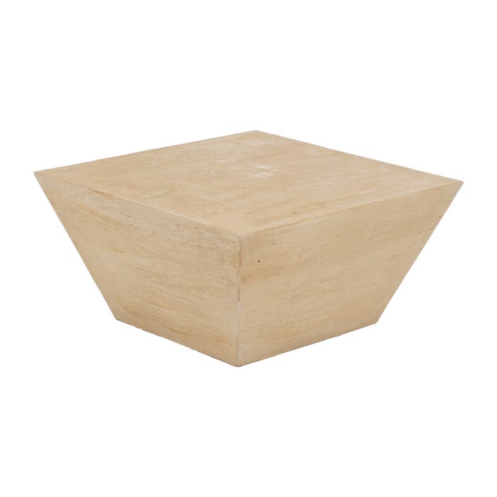 Mesa Centro Beige Magnesio 80 X 80 X 40 Cm