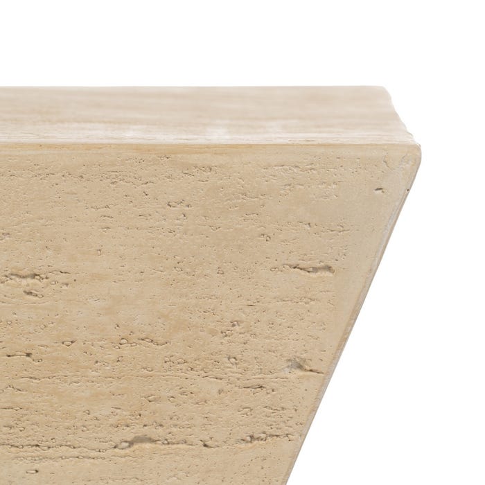 Mesa de Centro Bege Magnésio 80 X 80 X 40 Cm