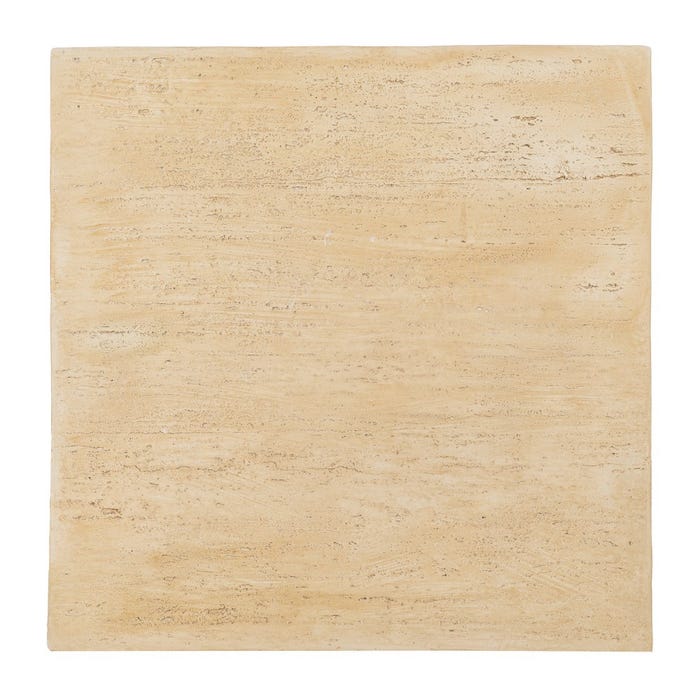Mesa de Centro Bege Magnésio 80 X 80 X 40 Cm