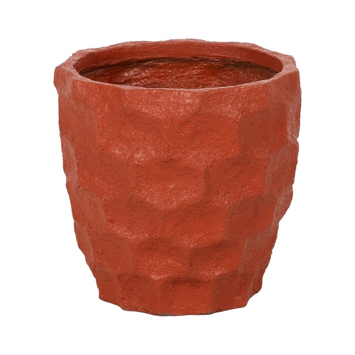 Vaso de cimento terracota S/2 41 x 41 x 39,60 cm
