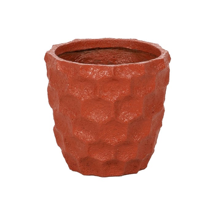 Vaso de cimento terracota S/2 41 x 41 x 39,60 cm