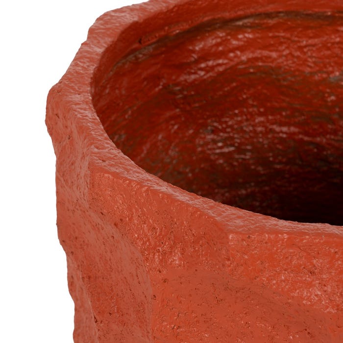 Vaso de cimento terracota S/2 41 x 41 x 39,60 cm