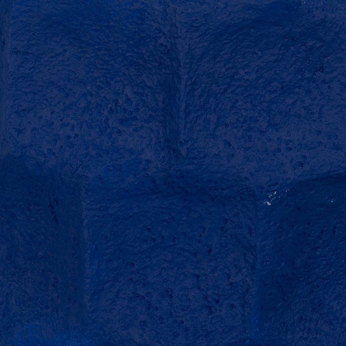Decoração para vaso de resina azul escuro 47 x 47 x 72,50 cm
