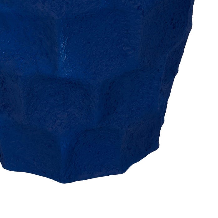 Decoração para vaso de resina azul escuro 47 x 47 x 72,50 cm