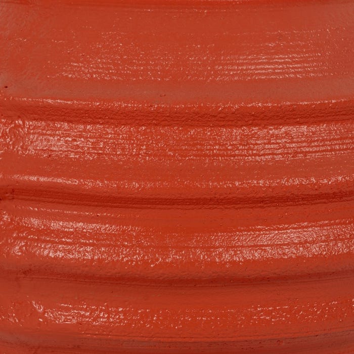 Decoração de vaso de resina de terracota 40 x 40 x 30 cm