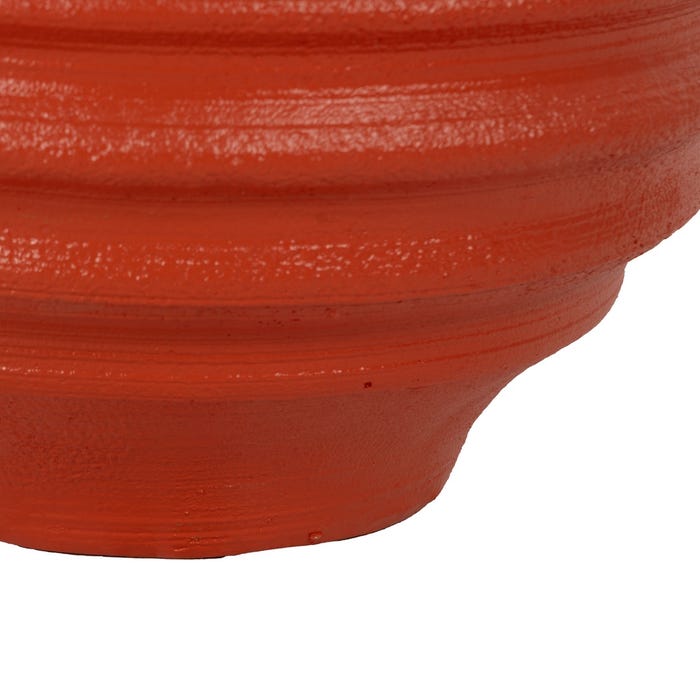 Decoração de vaso de resina de terracota 40 x 40 x 30 cm