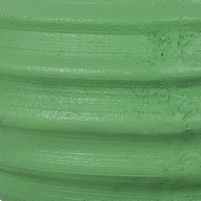 Decoração de vaso de resina verde 40 x 40 x 30 cm