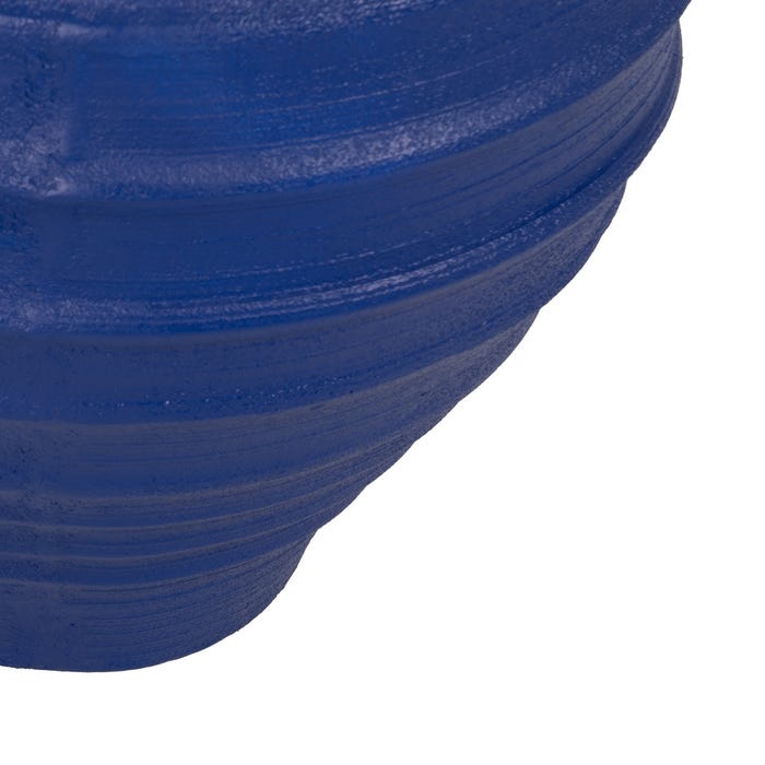 Dark Blue Resin Vase Decoration 56 X 56 X 60 Cm