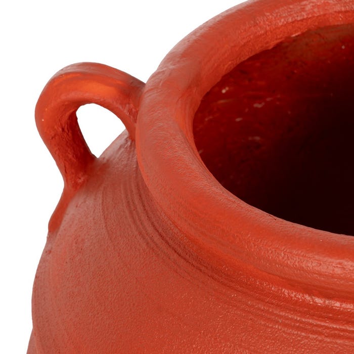 Terracotta Resin Vase Decoration 56 X 56 X 60 Cm