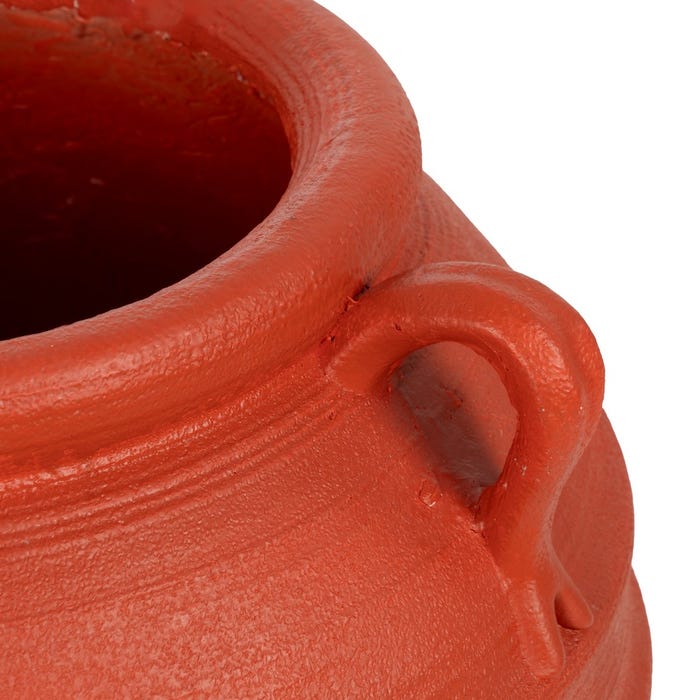 Terracotta Resin Vase Decoration 56 X 56 X 60 Cm