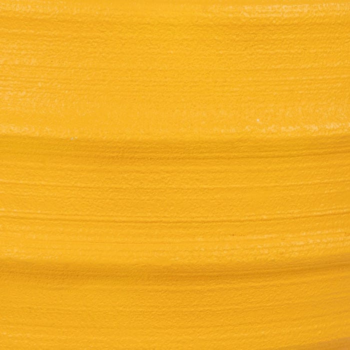 Yellow Resin Vase Decoration 56 X 56 X 60 Cm