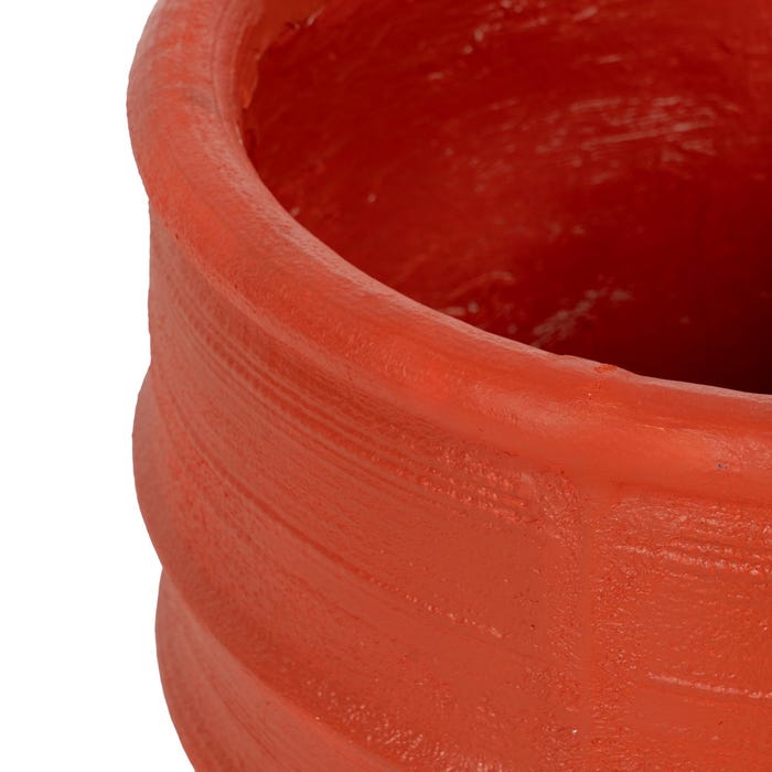 Decoração para vaso de resina de terracota 49,30 x 49,30 x 51 cm