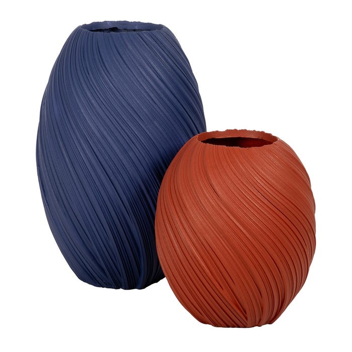 Terracotta Resin Vase Decoration 45.30 X 45.30 X 51 Cm