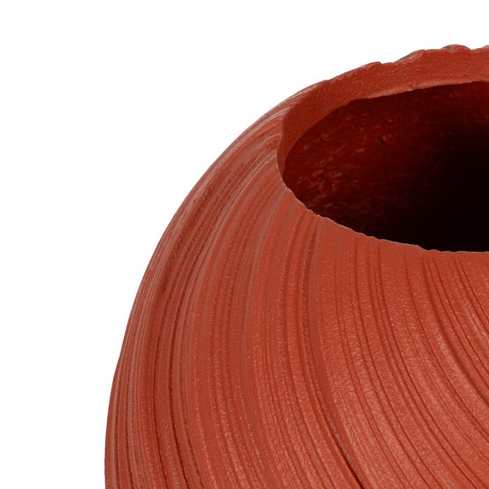 Terracotta Resin Vase Decoration 45.30 X 45.30 X 51 Cm