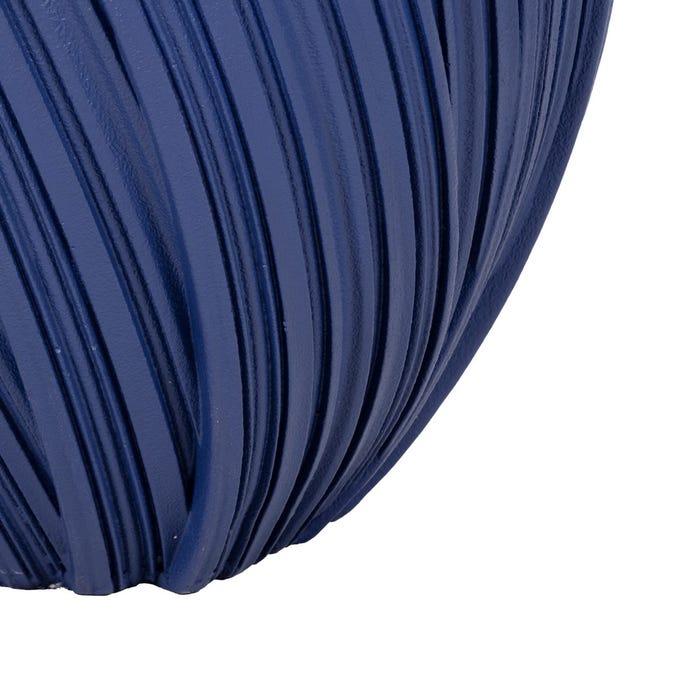 Decoração de vaso de resina azul escuro 51,50 x 51,50 x 76,60 C