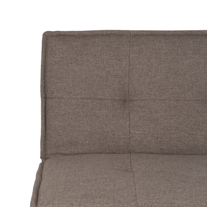 Beige Metal-Wood Sofa Bed Living Room 181 X 88 X 85.50 Cm