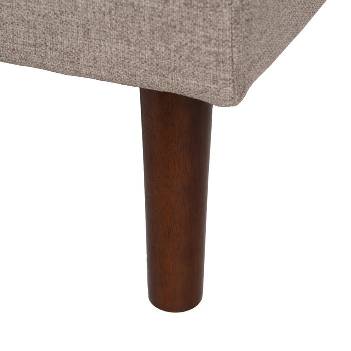 Beige Metal-Wood Sofa Bed Living Room 181 X 88 X 85.50 Cm
