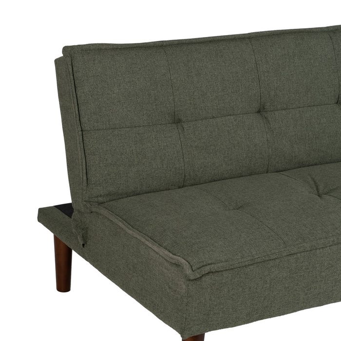 Green Metal-Wood Sofa Bed Living Room 181 X 88 X 85.50 Cm