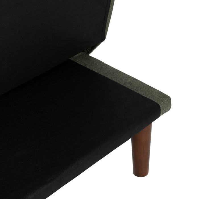 Green Metal-Wood Sofa Bed Living Room 181 X 88 X 85.50 Cm