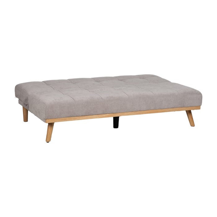 Gray Metal-Wood Sofa Bed Living Room 178 X 94 X 86 Cm