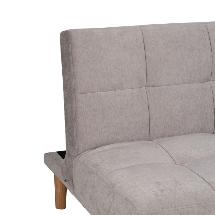 Gray Metal-Wood Sofa Bed Living Room 178 X 94 X 86 Cm