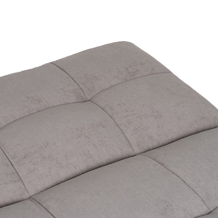 Gray Metal-Wood Sofa Bed Living Room 178 X 94 X 86 Cm