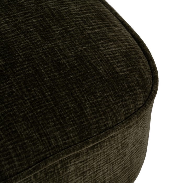 Green Fabric-Wood Living Room Armchair 58 X 70 X 74 Cm
