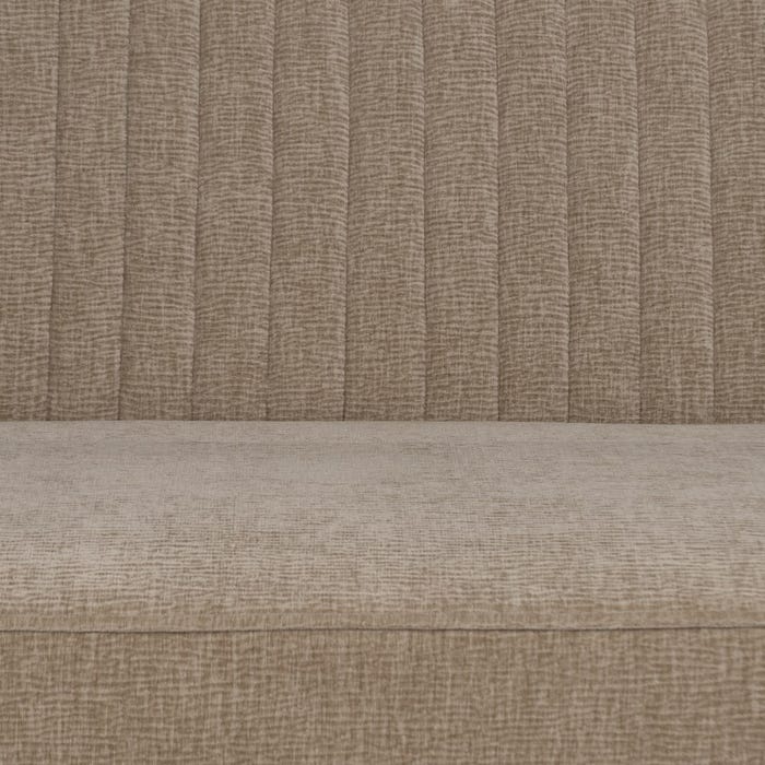 Beige Fabric-Wood Sofa Living Room 134 X 70 X 74 Cm
