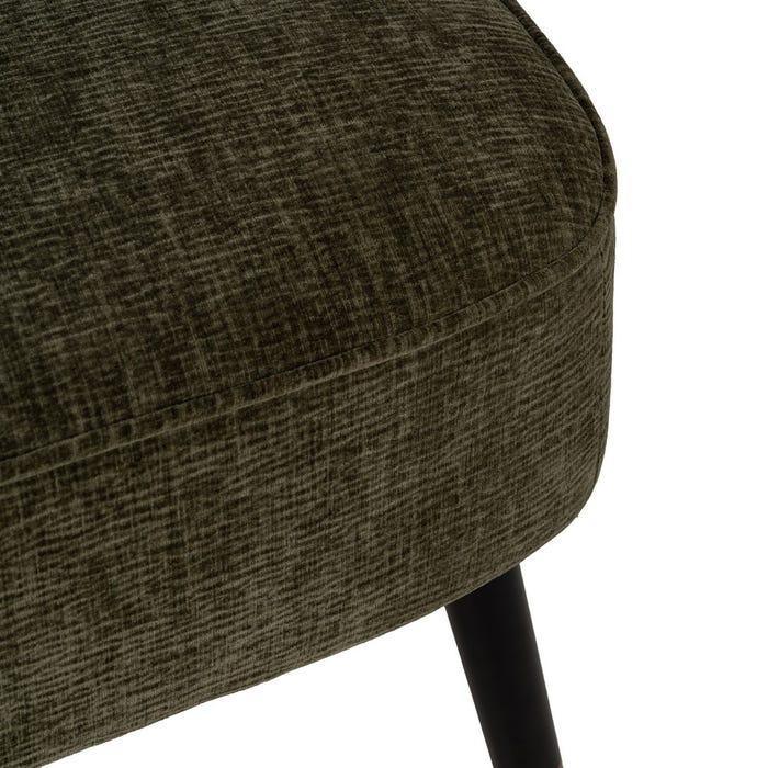 Green Fabric-Wood Sofa Living Room 134 X 70 X 74 Cm