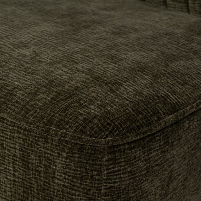 Green Fabric-Wood Sofa Living Room 134 X 70 X 74 Cm