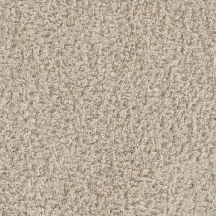 Puf Beige Tejido Salón 60 X 60 X 33 Cm