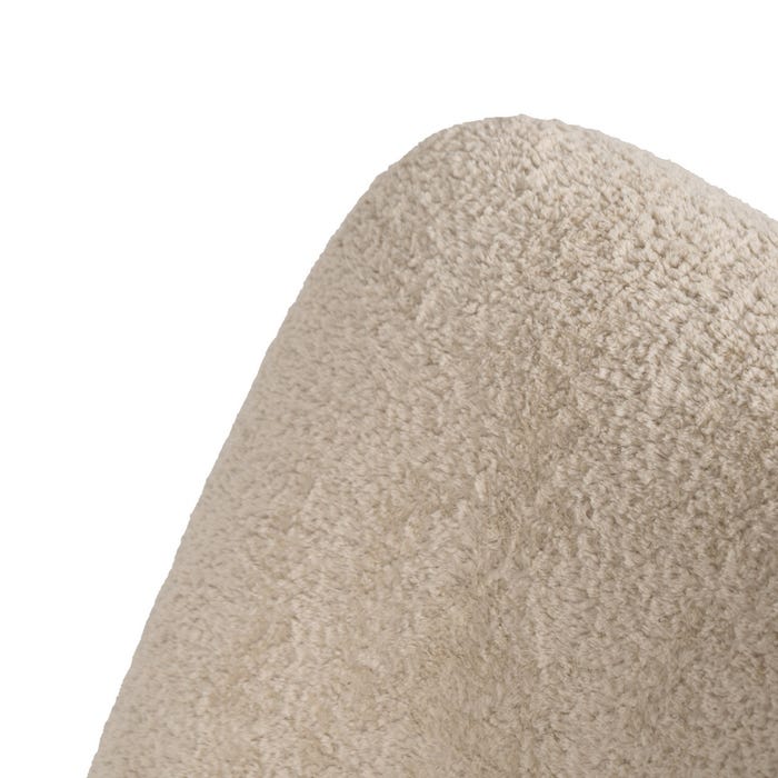 Beige Fabric Living Room Armchair 67 X 73 X 67 Cm