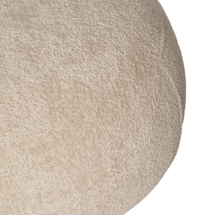Beige Fabric Living Room Armchair 67 X 73 X 67 Cm