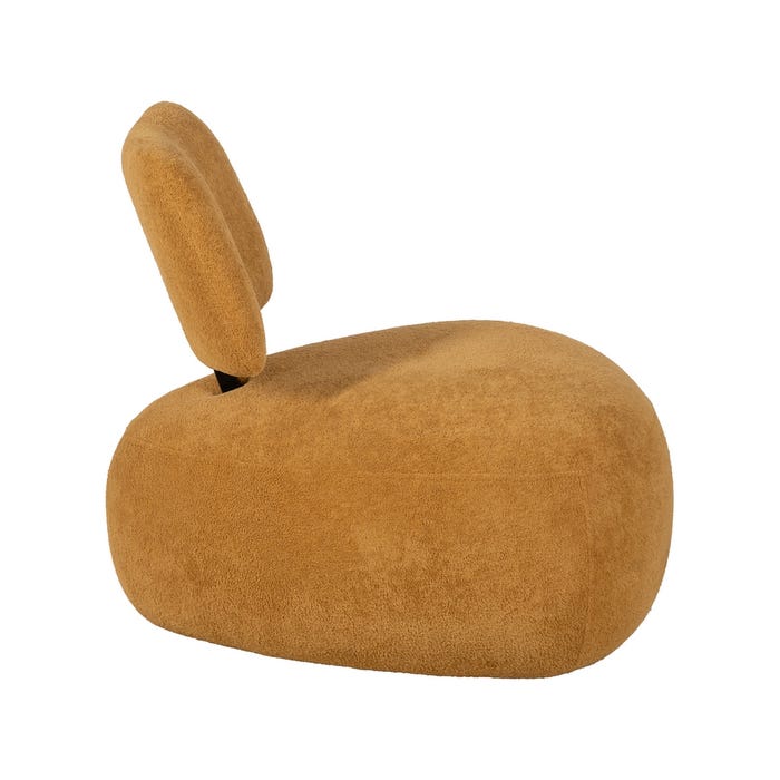 Sillón Mostaza Tejido Salón 67 X 73 X 67 Cm