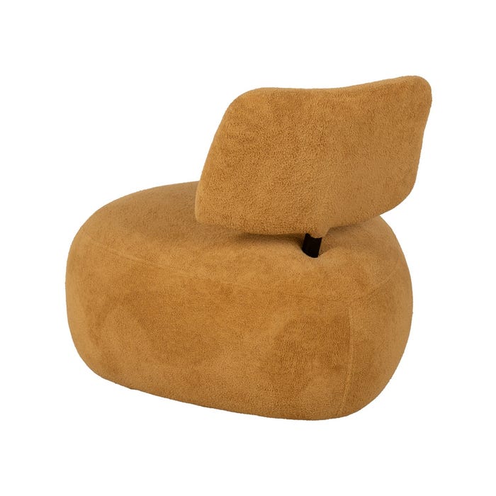Sillón Mostaza Tejido Salón 67 X 73 X 67 Cm