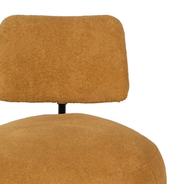 Sillón Mostaza Tejido Salón 67 X 73 X 67 Cm
