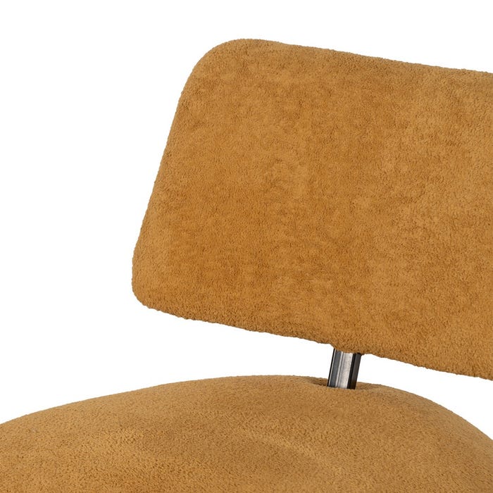 Sillón Mostaza Tejido Salón 67 X 73 X 67 Cm