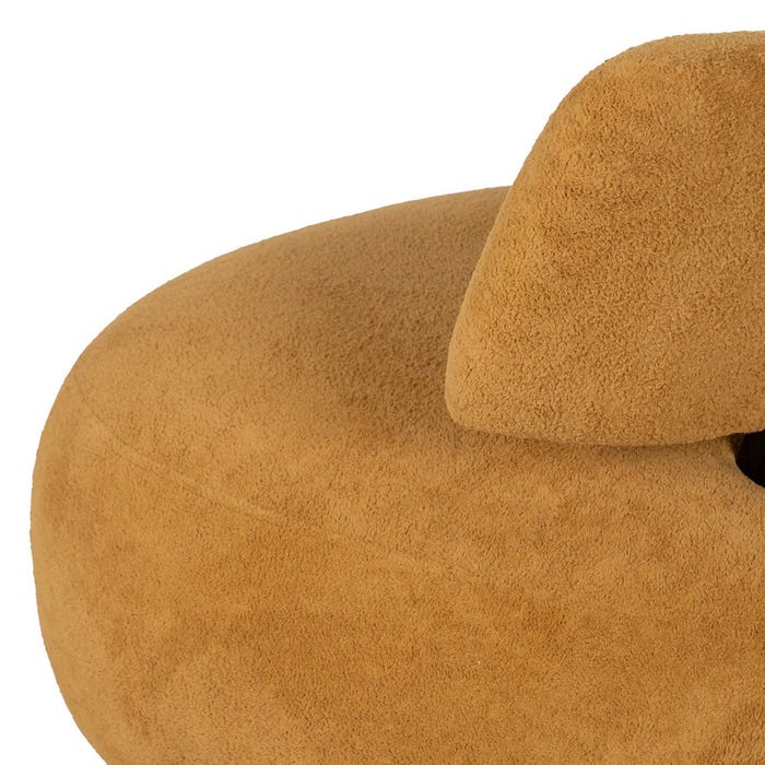 Sillón Mostaza Tejido Salón 67 X 73 X 67 Cm
