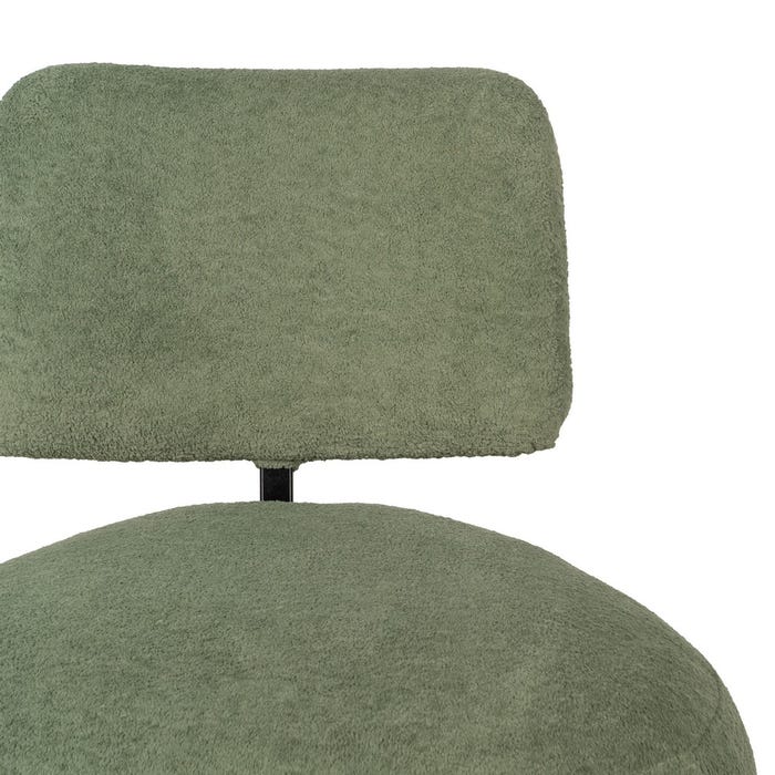 Sillón Verde Tejido Salón 67 X 73 X 67 Cm