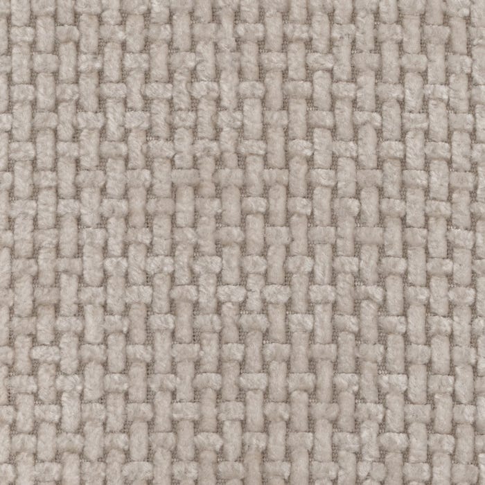 Beige Fabric Pouf Living Room 53 X 41 X 38 Cm
