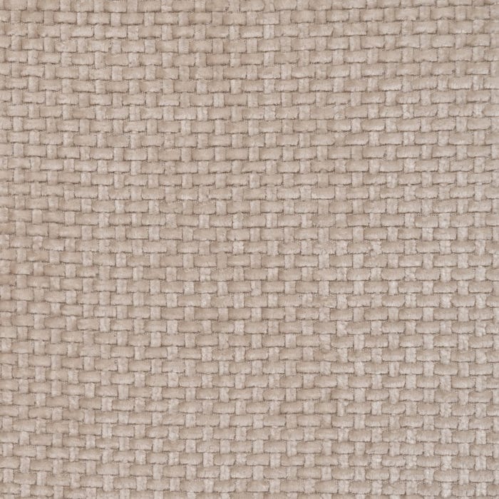 Beige Fabric Pouf Living Room 66 X 87 X 39 Cm
