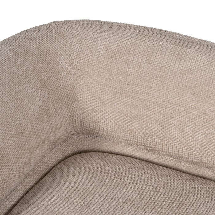 Left Module Sofa Beige Fabric Living Room 199 X 92 X 65 Cm