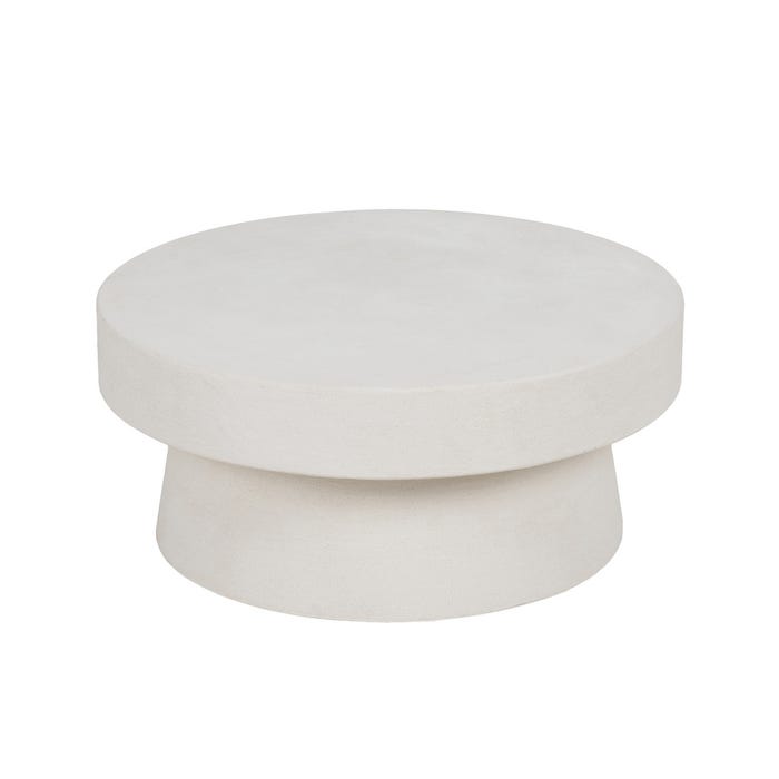 Mesa de Centro Branca Dm 79 X 79 X 35 Cm