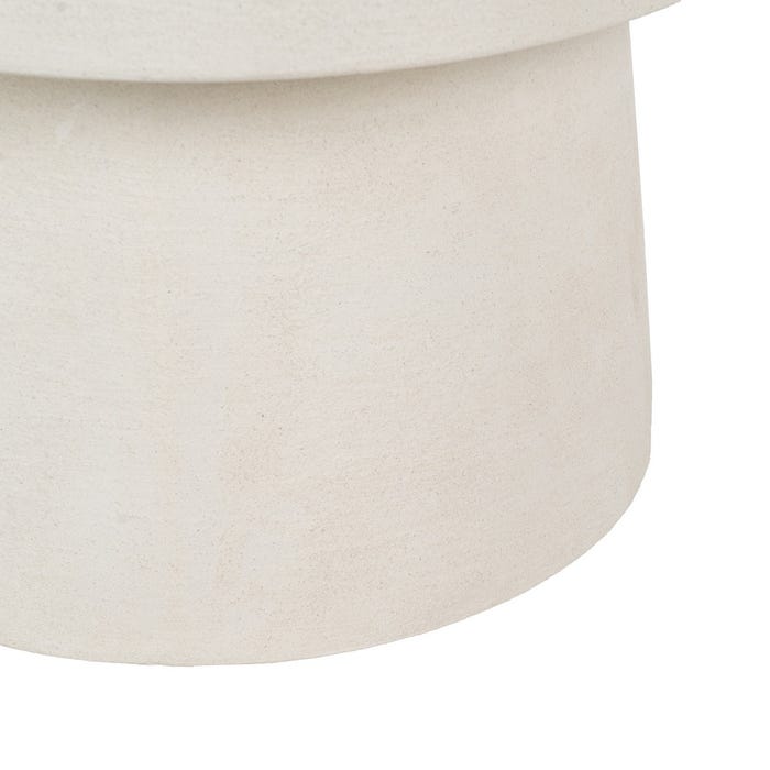 Mesa Lateral Branca Dm 58 X 58 X 43 Cm