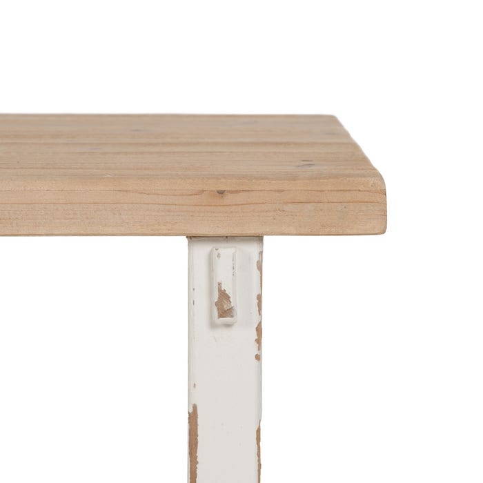 Natural-White Center Table 120 X 60 X 48 Cm