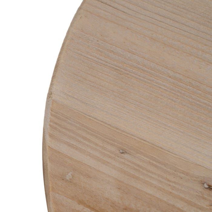 Natural-White Center Table 60 X 60 X 45 Cm
