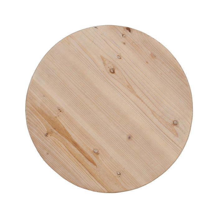 Natural-White Center Table 60 X 60 X 45 Cm