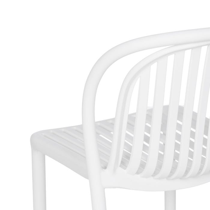 White Polypropylene Contract Chair 51 X 57 X 78 Cm